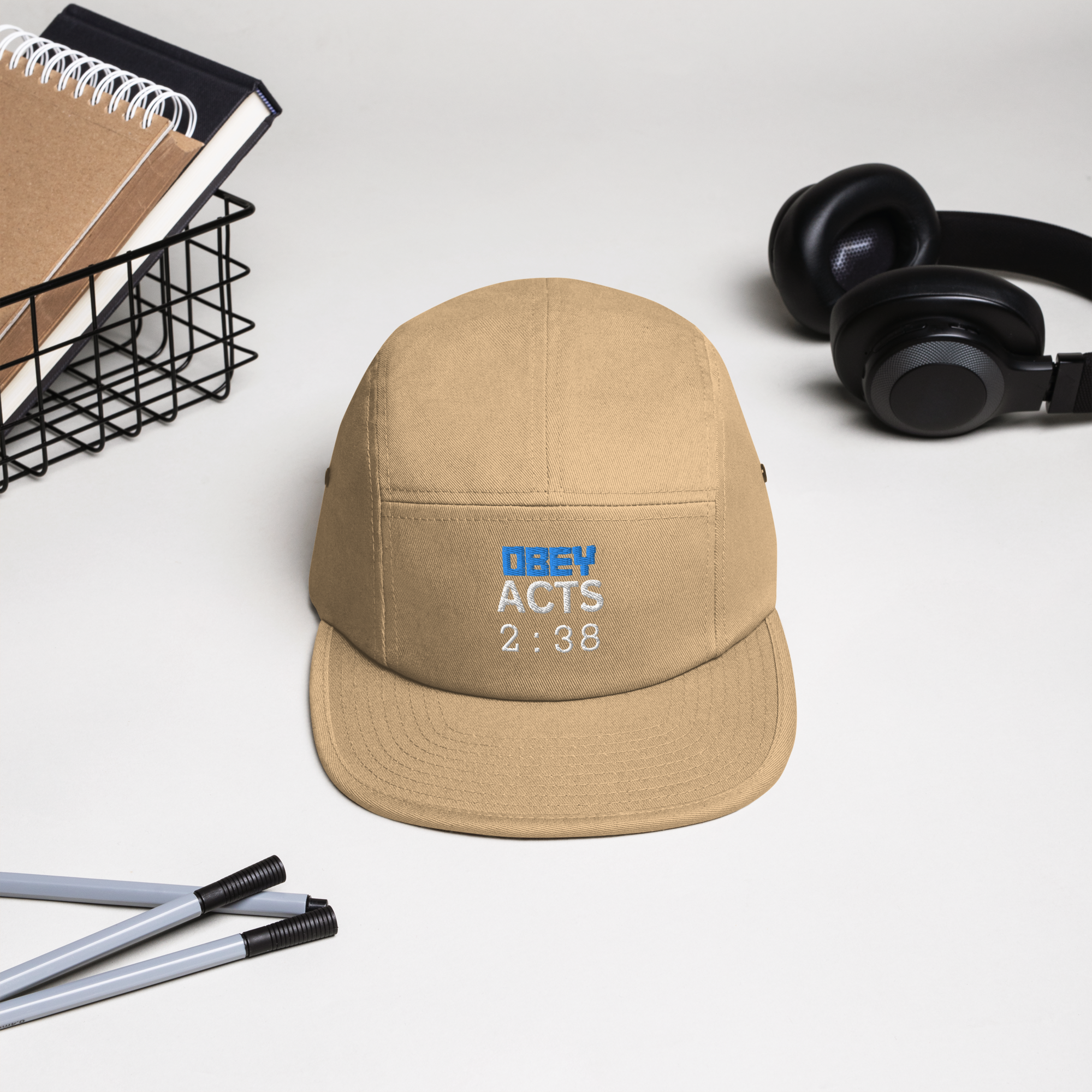 Obey Acts Five Panel Cap
