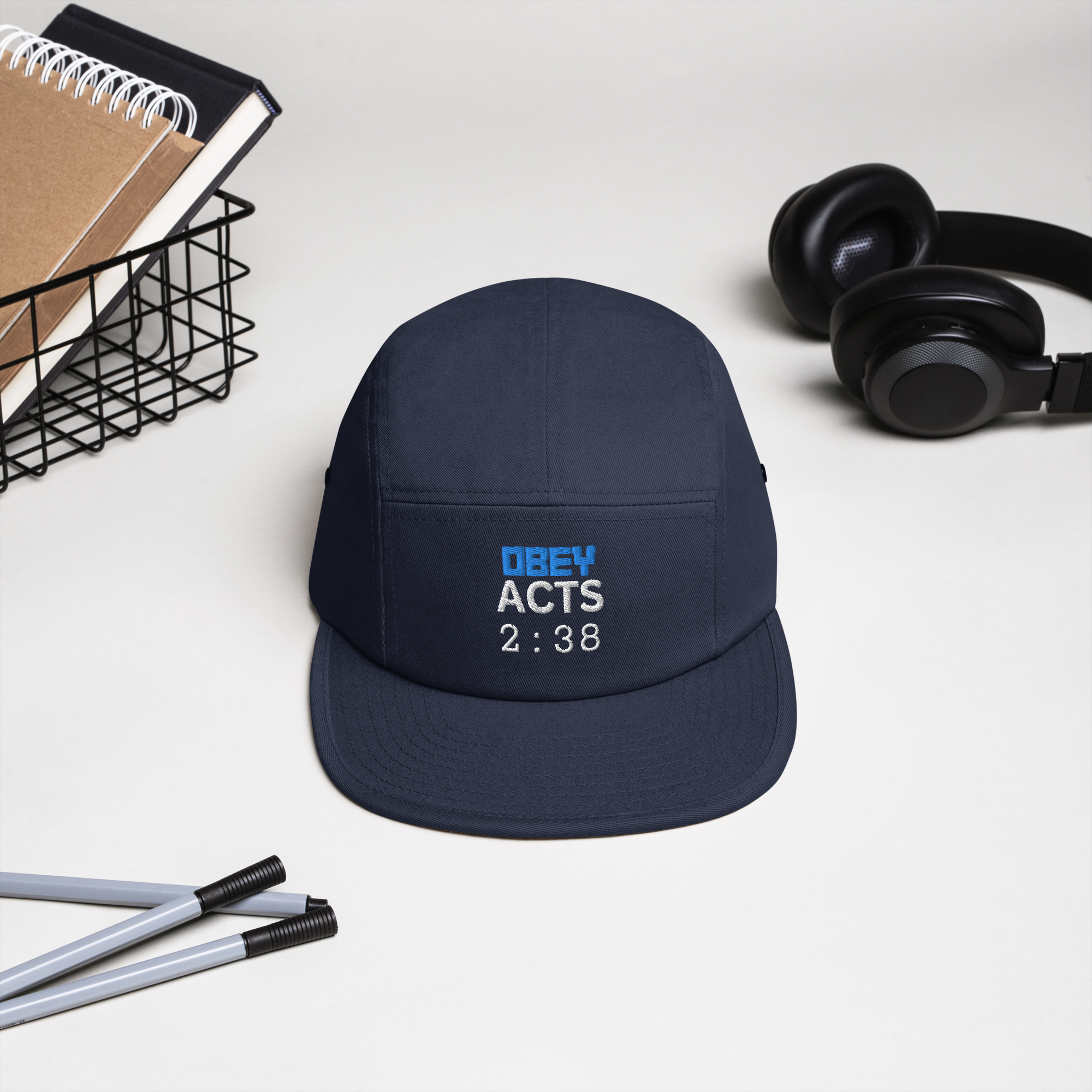 Obey Acts Five Panel Cap