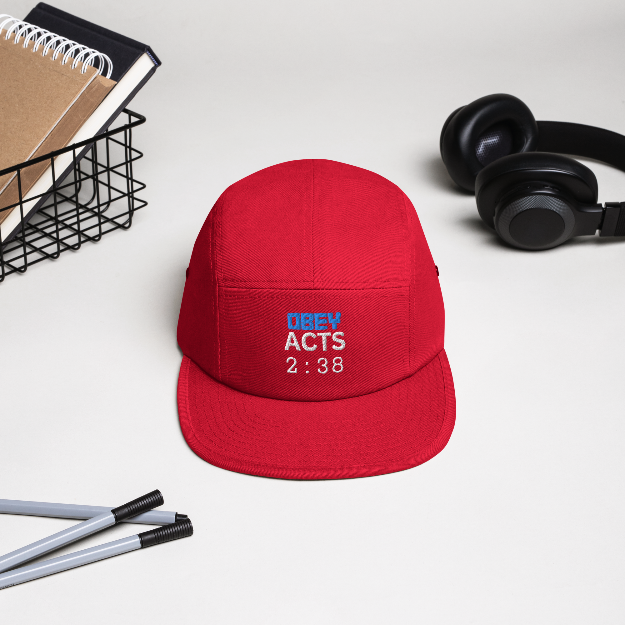 Obey Acts Five Panel Cap
