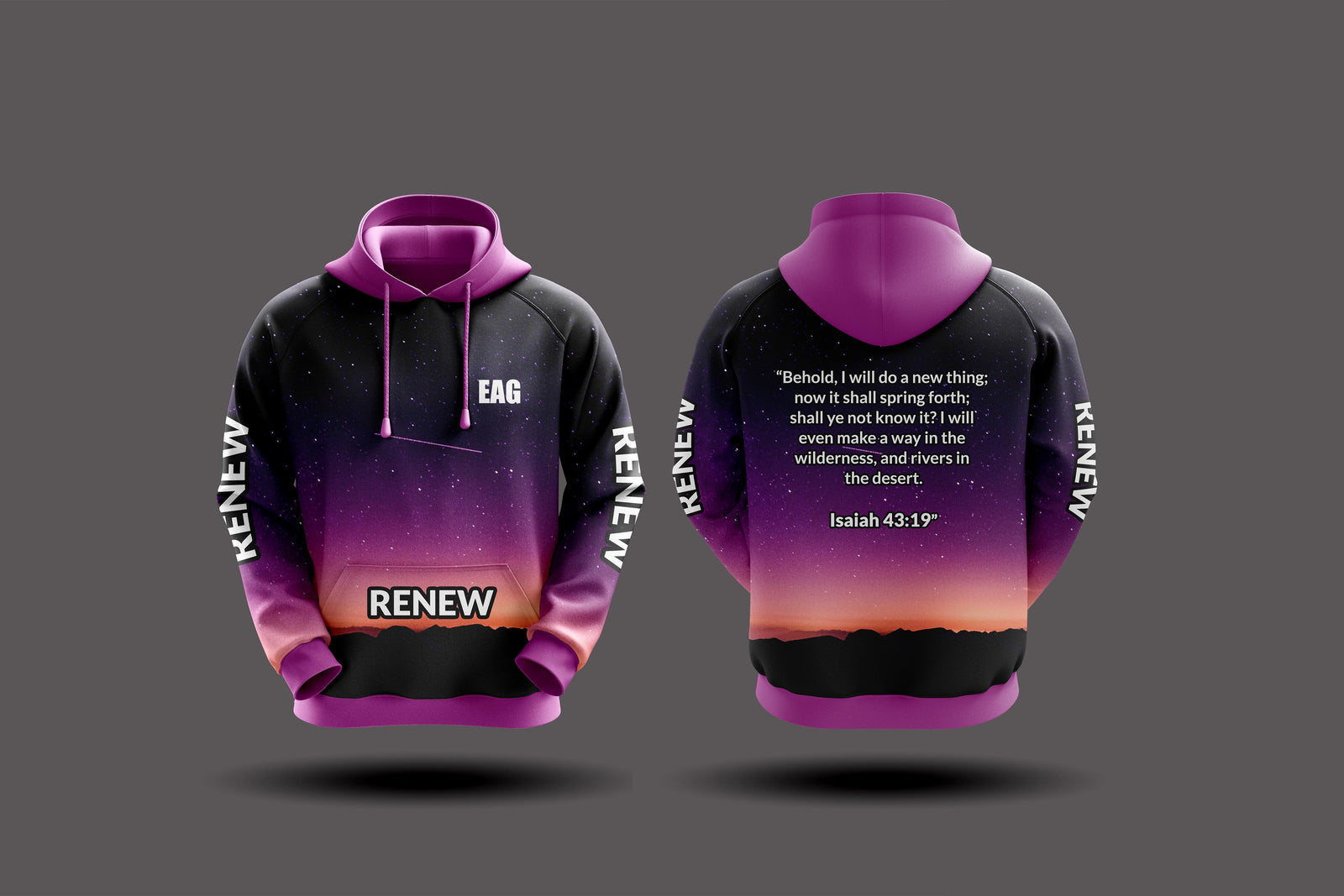 Renew All over Print Unisex Hoodie