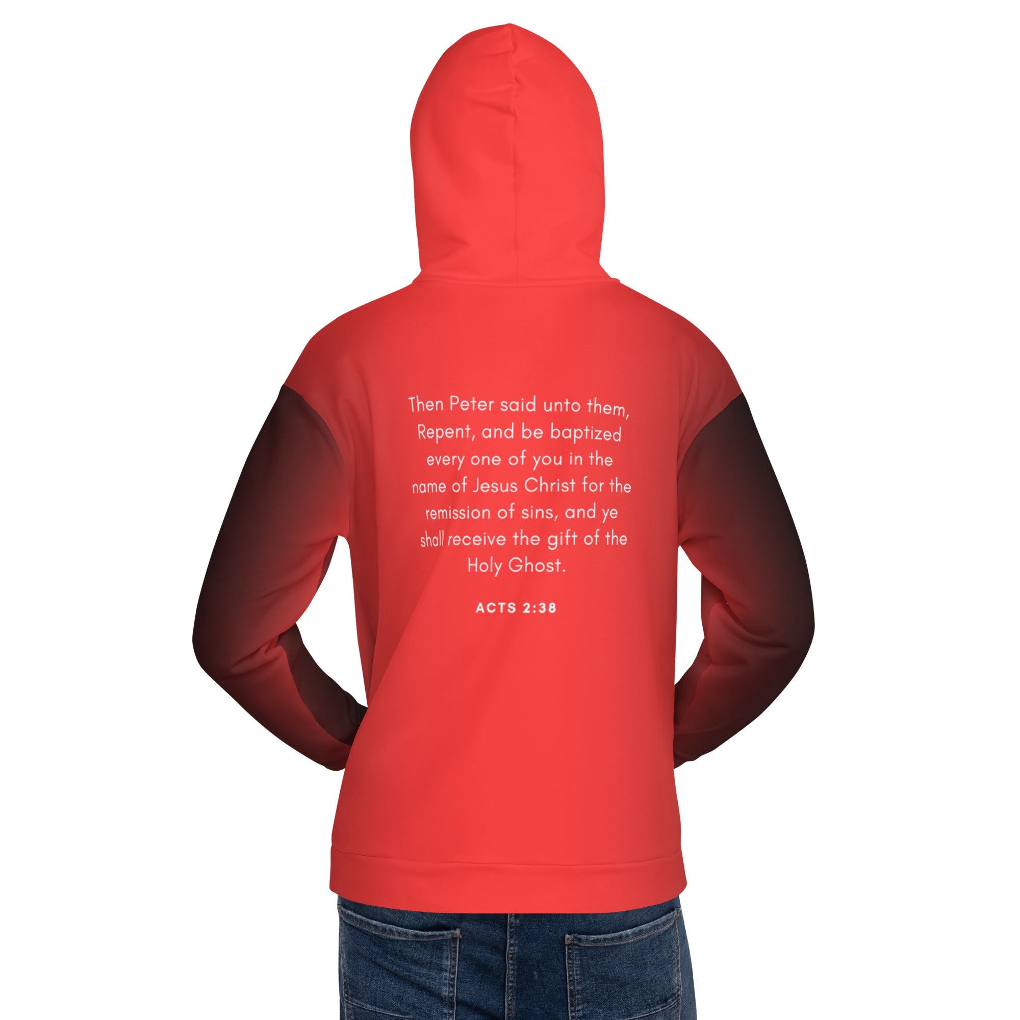Obey Acts Red Unisex Hoodie