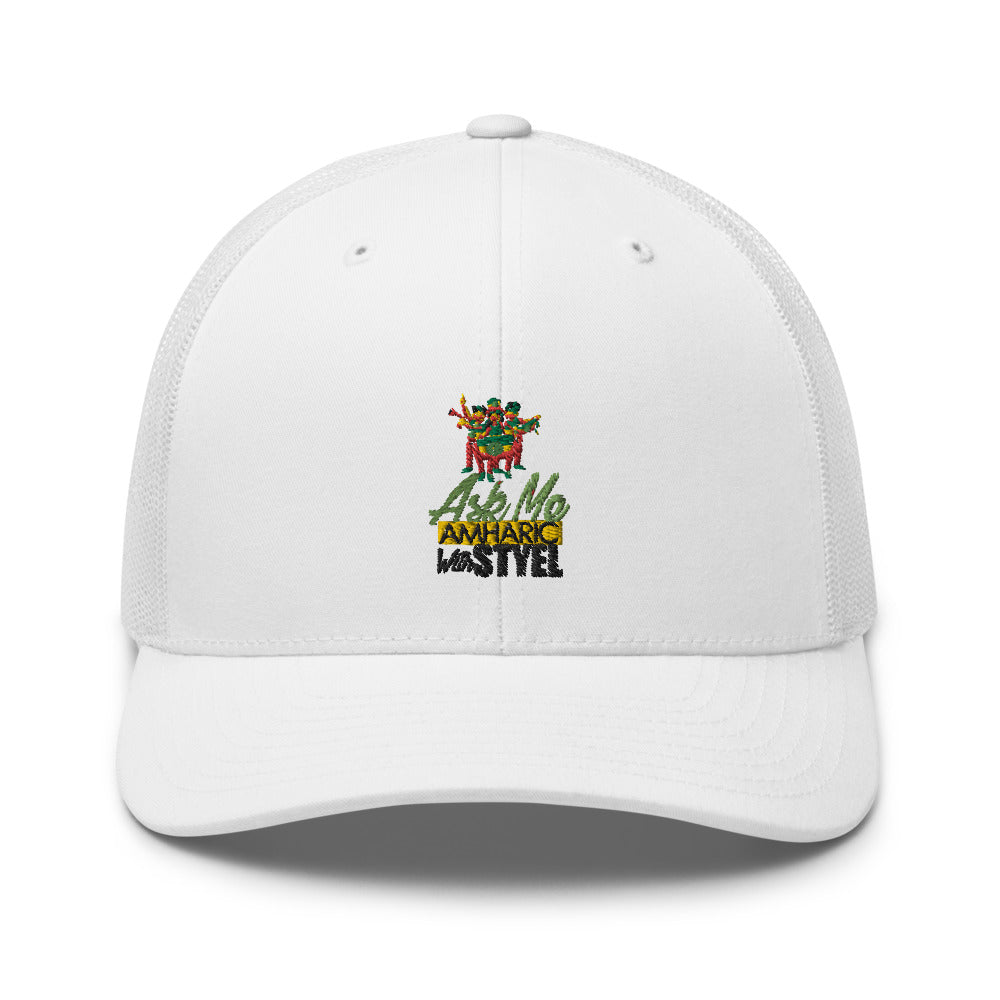 Ask Me Trucker Cap